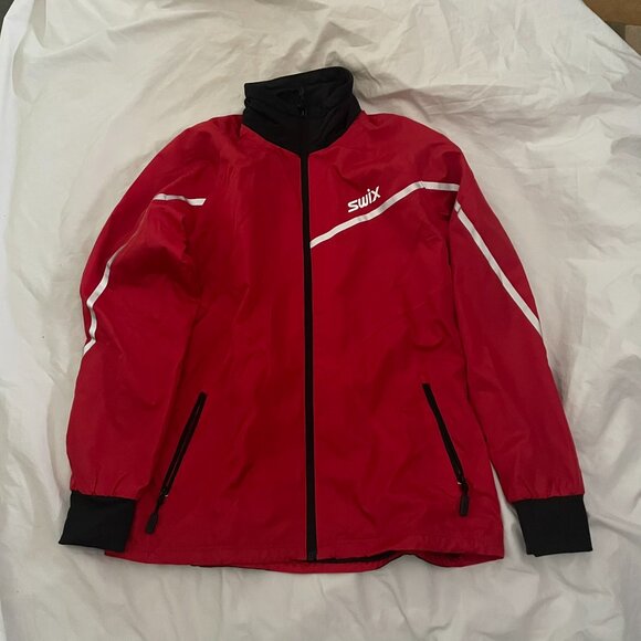 Swix Women's Red/Black Cross Country Ski Jacket Size L - Picture 3 of 8